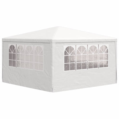 Gazebo Professionale con Pareti 4x4 m Bianco 90 g/m² | homemem39