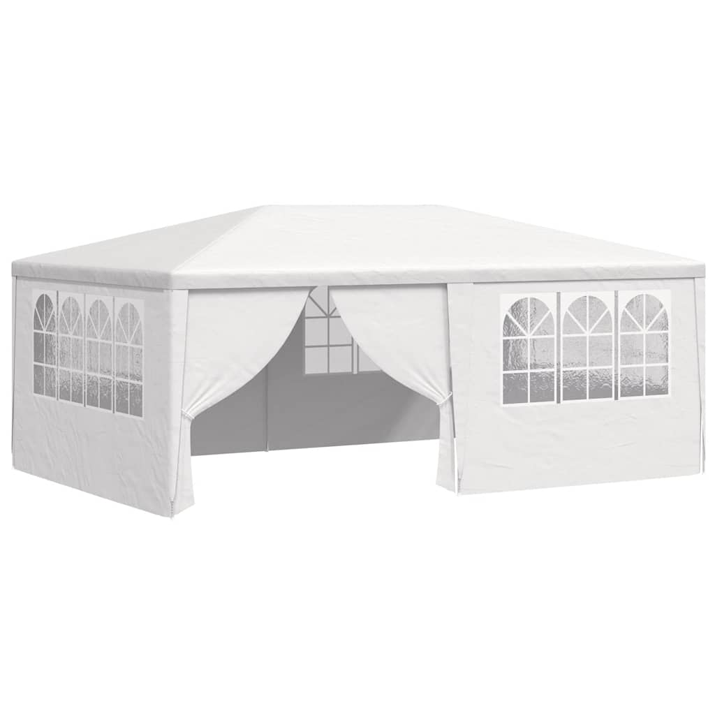 Gazebo Professionale con Pareti 4x6 m Bianco 90 g/m² | homemem39