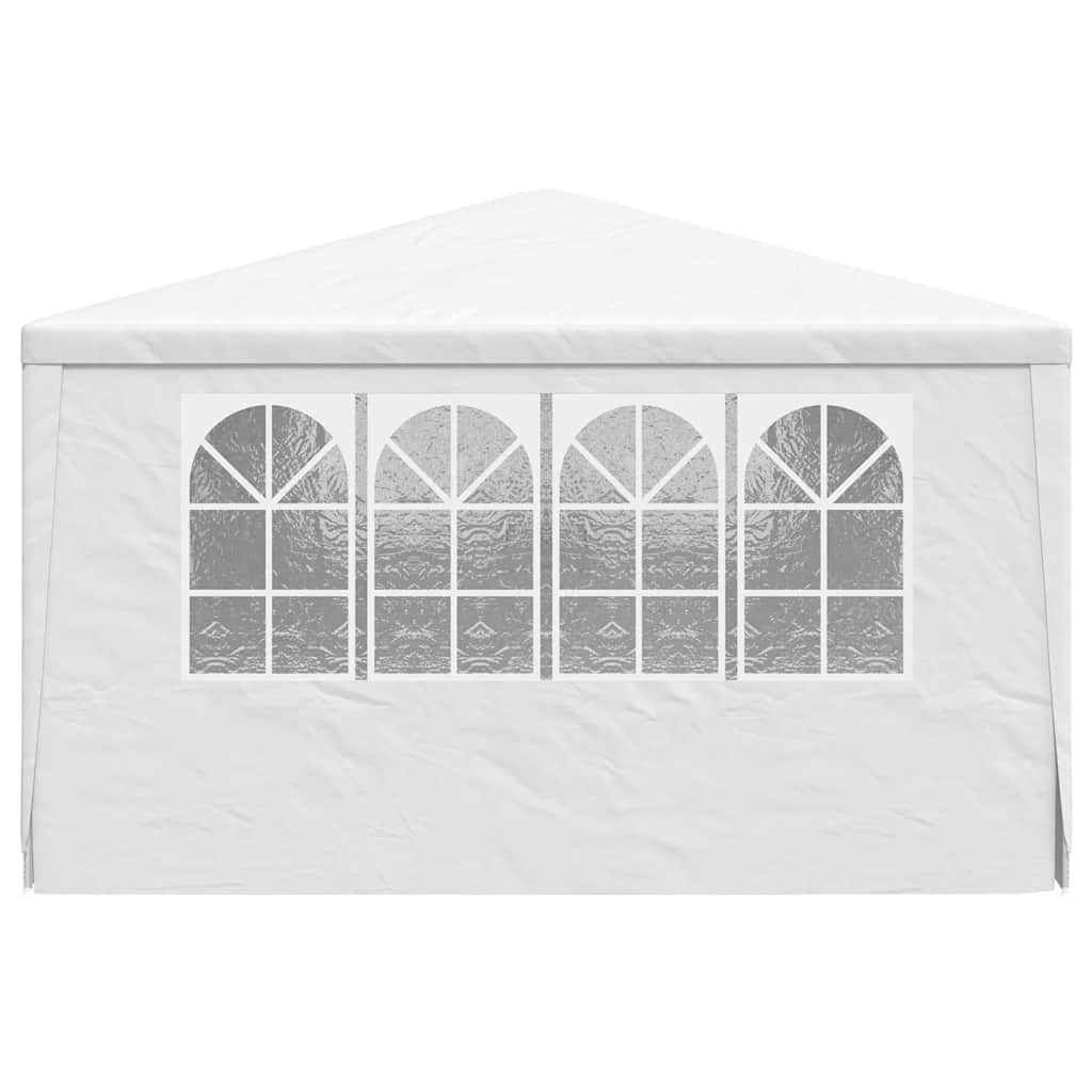 Gazebo Professionale con Pareti 4x6 m Bianco 90 g/m² | homemem39