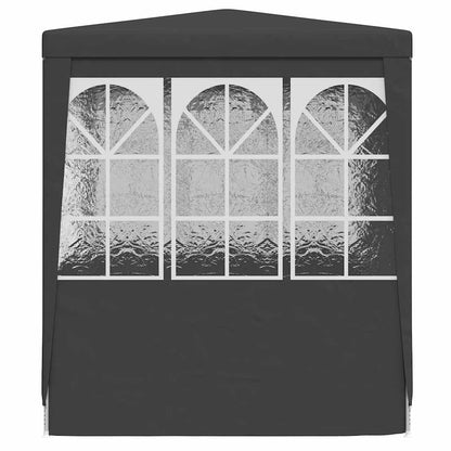 Gazebo Professionale con Pareti 2x2 m Antracite 90 g/m² | homemem39