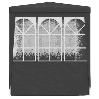 Gazebo Professionale con Pareti 2x2 m Antracite 90 g/m²