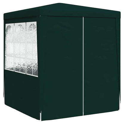 Gazebo Professionale con Pareti 2x2 m Verde 90 g/m² | homemem39