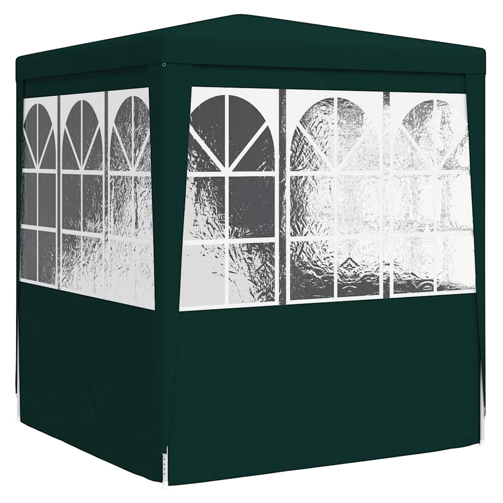 Gazebo Professionale con Pareti 2x2 m Verde 90 g/m² | homemem39