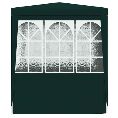 Gazebo Professionale con Pareti 2,5x2,5 m Verde 90 g/m²