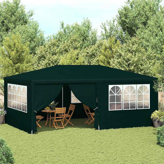 Gazebo Professionale con Pareti 4x6 m Verde 90 g/m² - homemem39