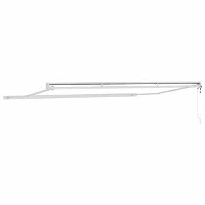 Tenda da Sole Bianco 5 x 3 m Metallo - homemem39