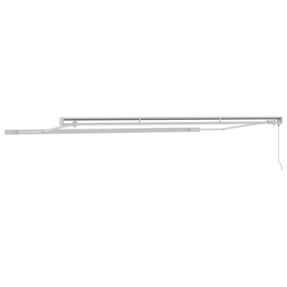 Telaio di tenda manuale 4,5 x 3 m Bianco