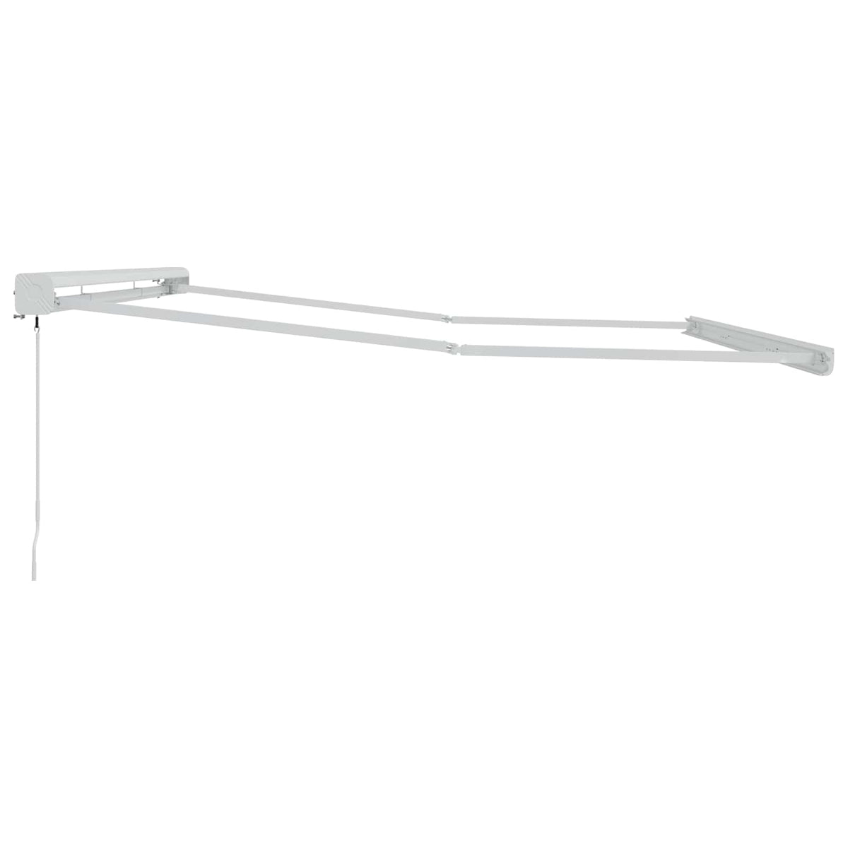 Telaio di tenda manuale 4,5 x 3 m Bianco