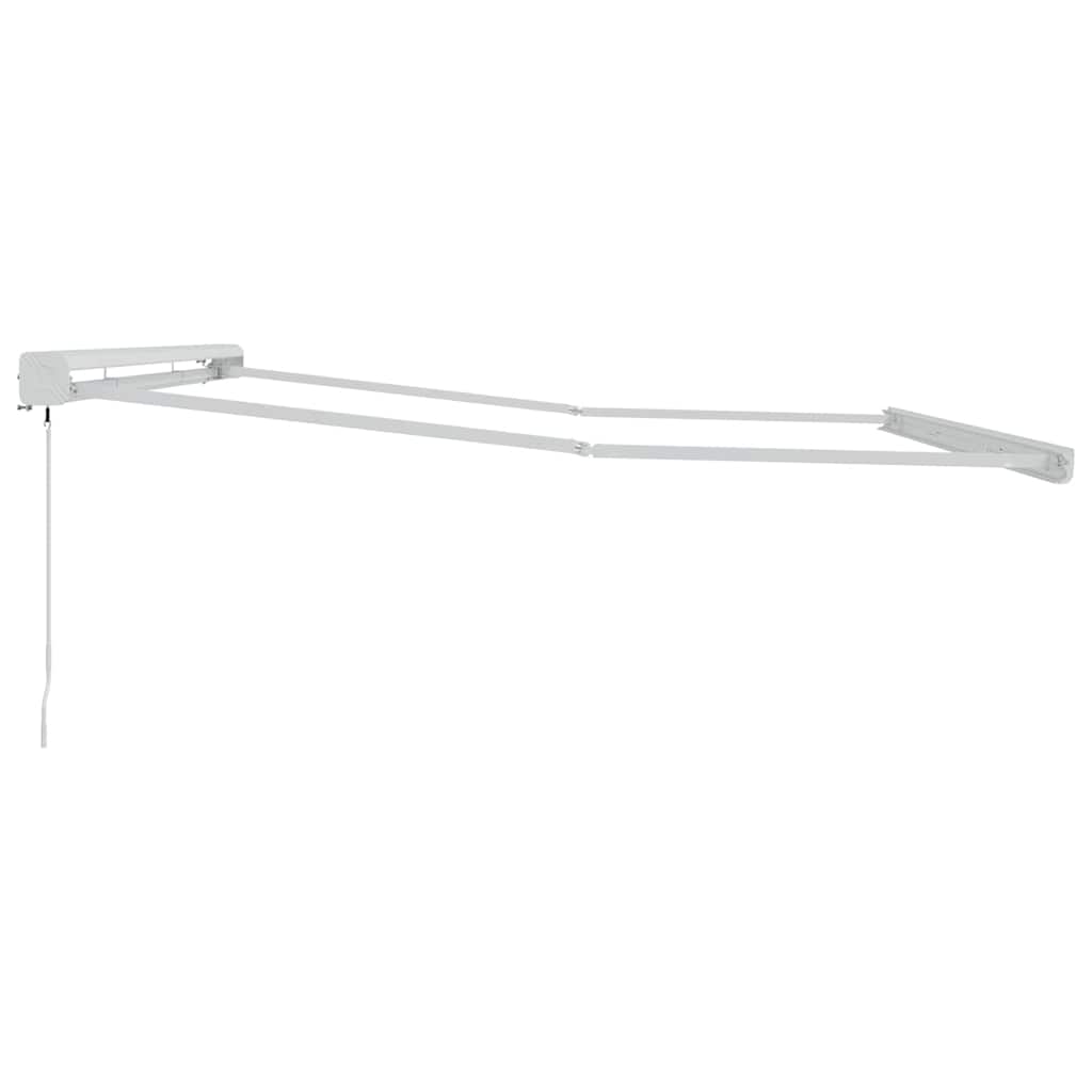 Tenda da Sole Bianco 5 x 3 m Metallo - homemem39