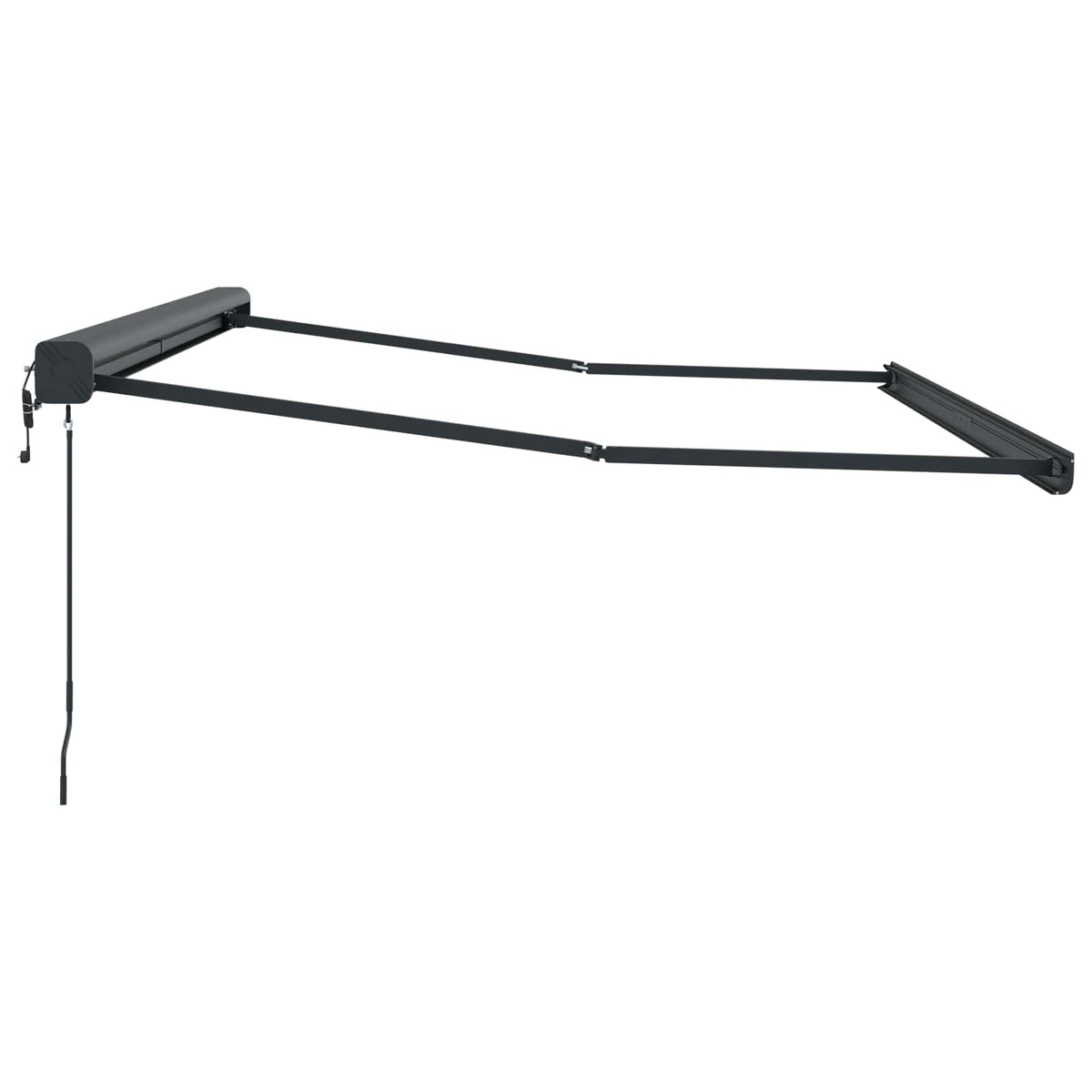 Struttura della tenda Antracite 350 x 250 cm Alluminio