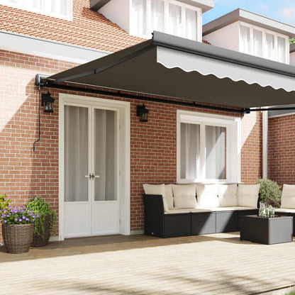 Struttura della tenda Antracite 450 × 300 cm Alluminio