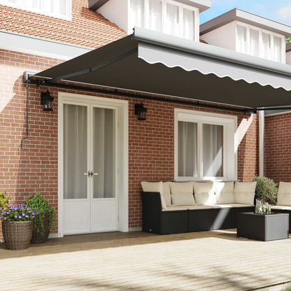 Telaio di tenda manuale 4,5 x 3 m Antracite