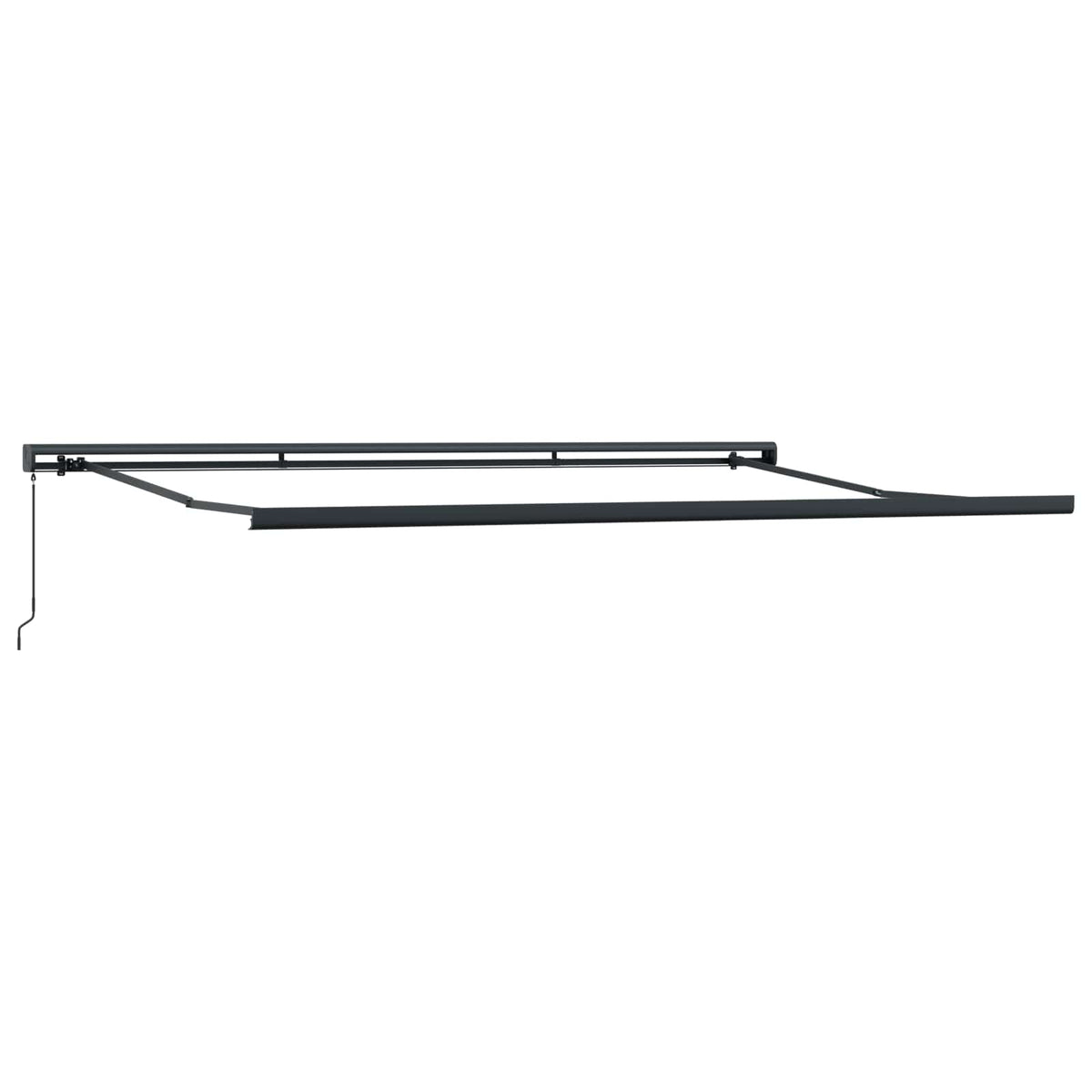 Telaio di tenda manuale 5 x 3 m Antracite
