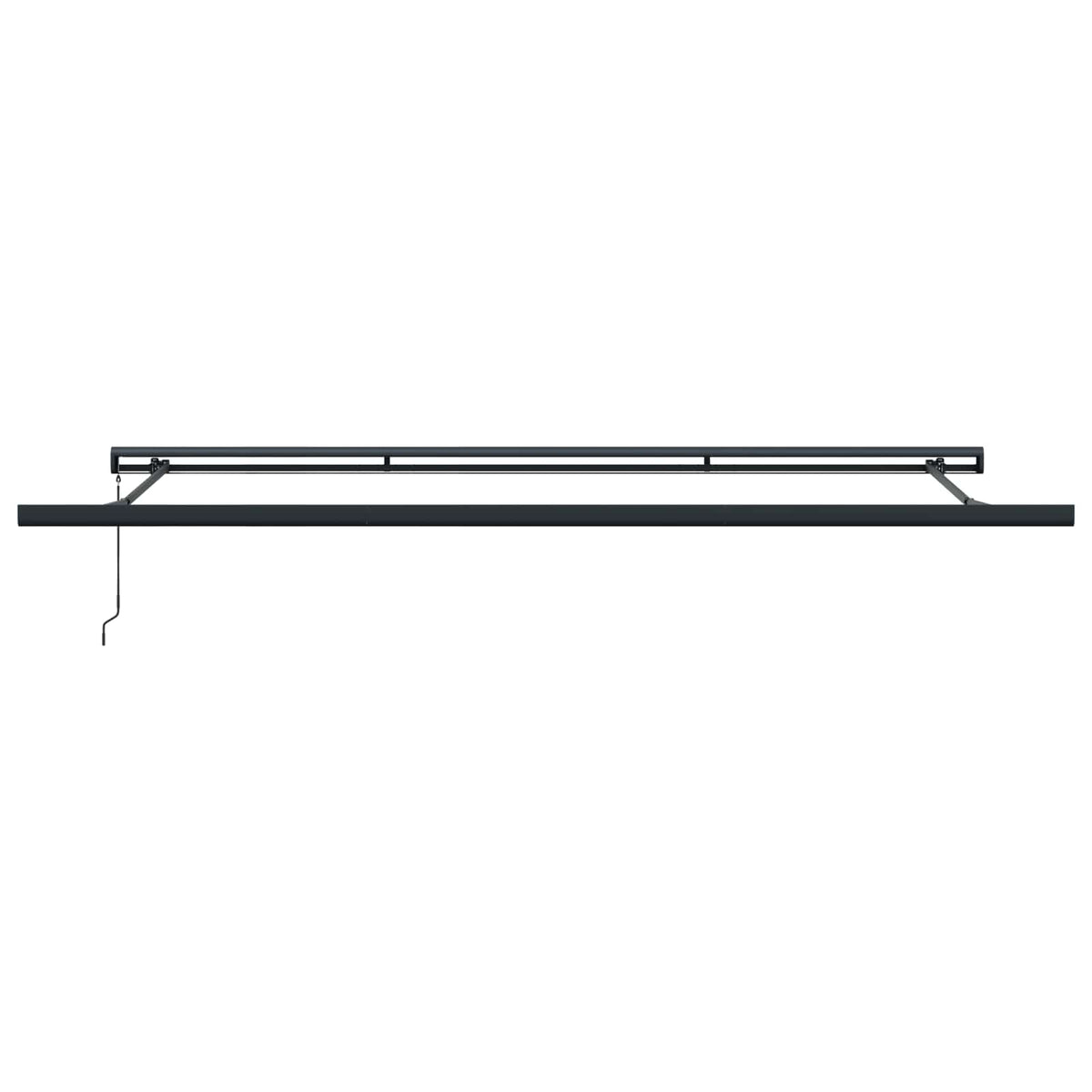 Telaio di tenda manuale 5 x 3 m Antracite