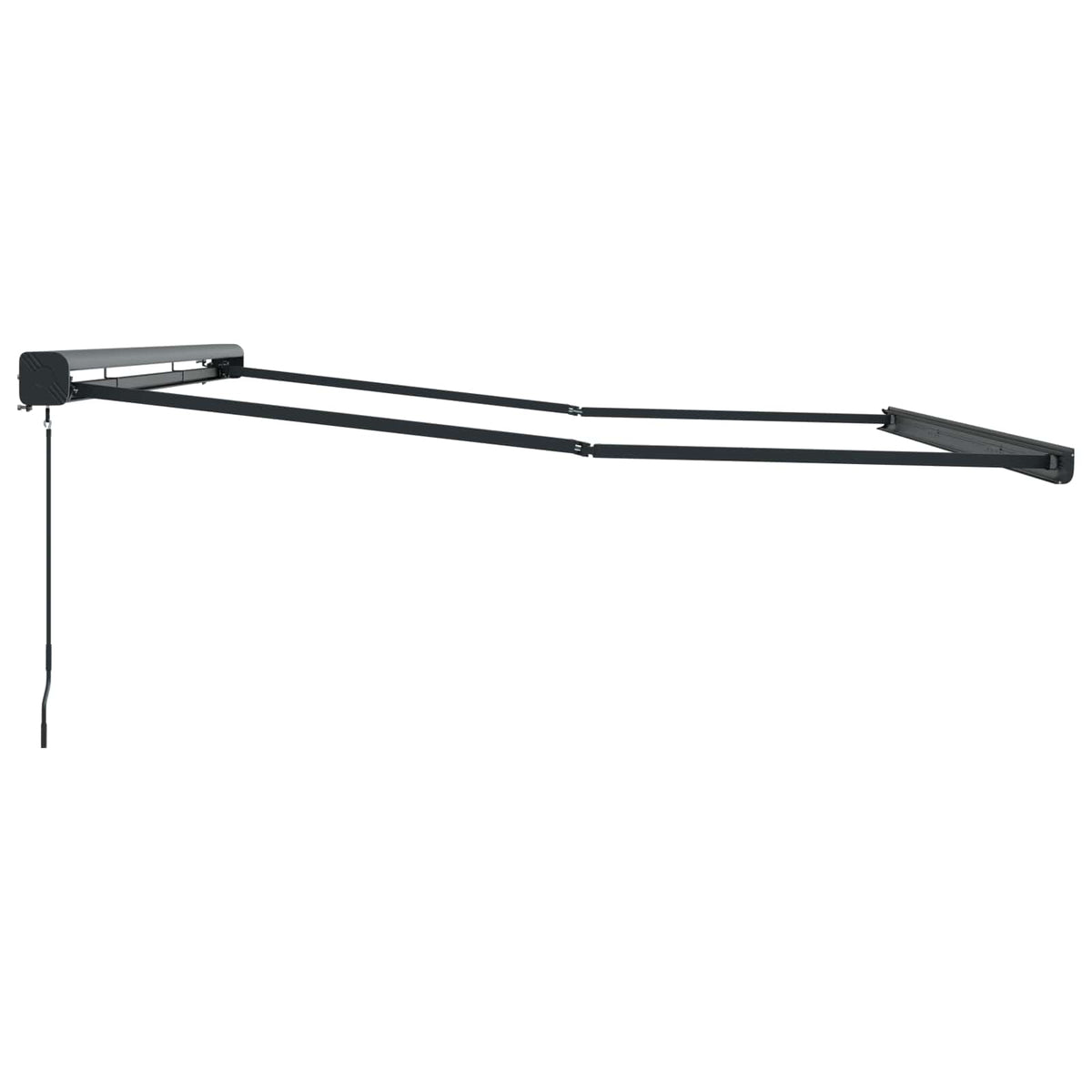 Telaio di tenda manuale 5 x 3 m Antracite