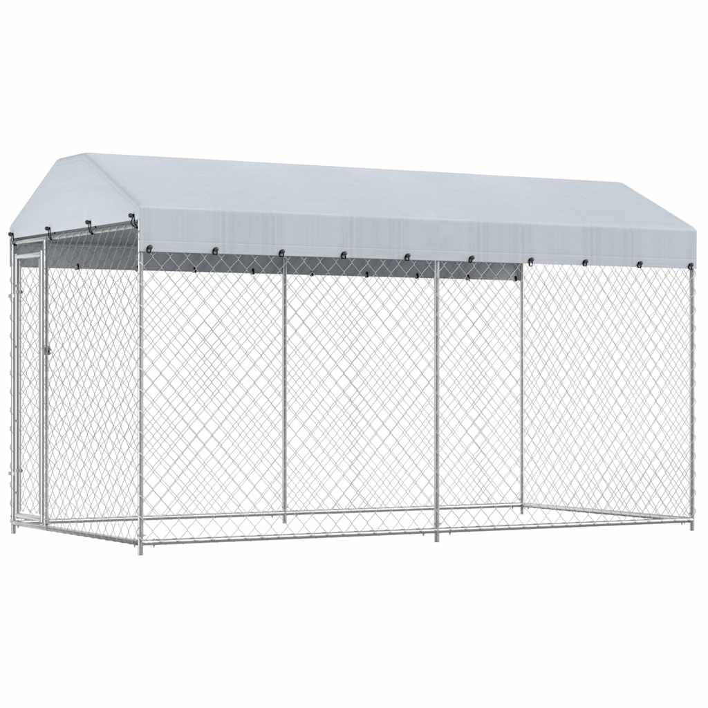 Canile da Esterno con Tetto 382x192x225 cm | homemem39