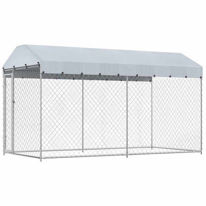Canile da Esterno con Tetto 382x192x225 cm | homemem39