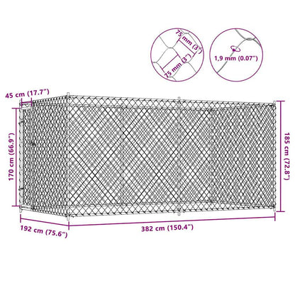 Canile da Esterno 382x192x185 cm | homemem39