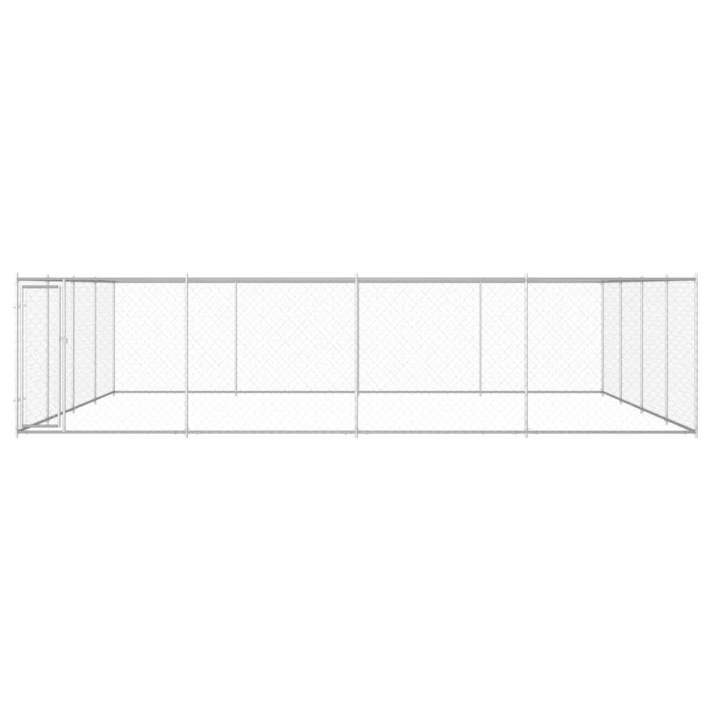 Canile da Esterno in Acciaio Zincato 760x760x185 cm | homemem39