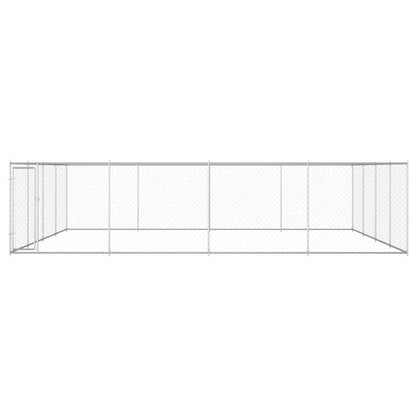 Canile da Esterno in Acciaio Zincato 760x760x185 cm | homemem39