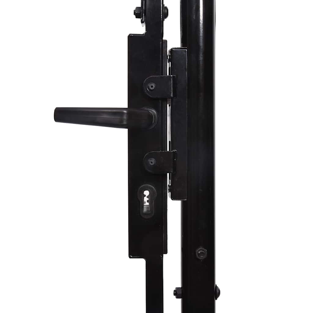Cancello per recinzione a doppia porta Woerden con punta a lancia 400x199,5 cm | homemem39