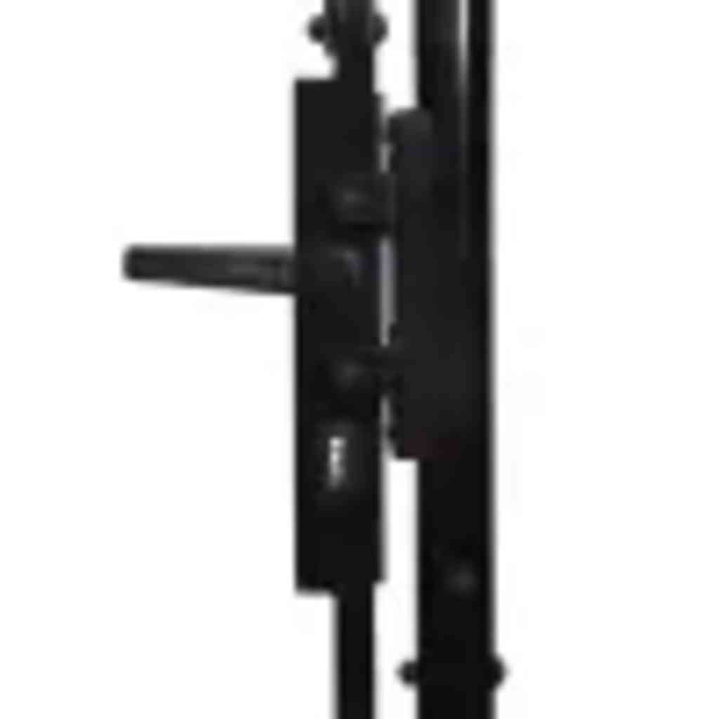 Cancello per recinzione Woerden Doppia porta con punta superiore 299,5x174,5 cm