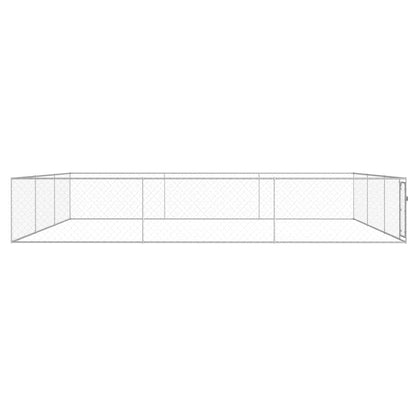 Canile da Esterno in Acciaio Zincato 6x6x1 m | homemem39
