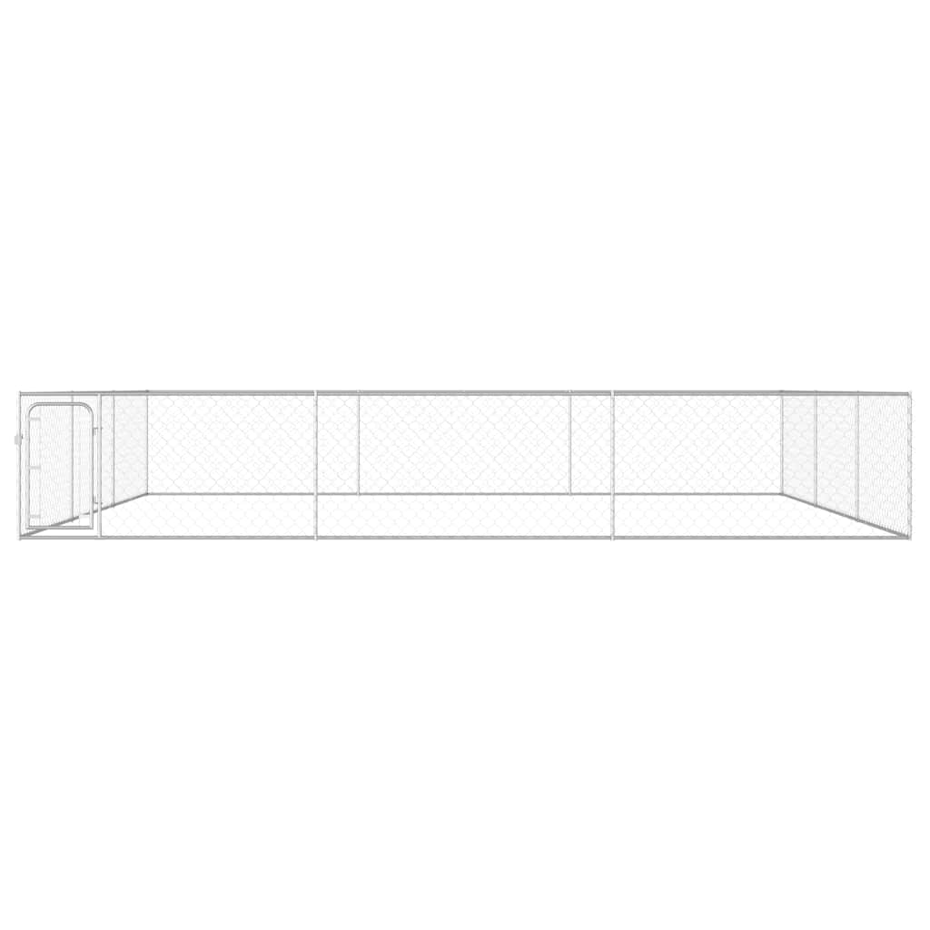 Canile da Esterno in Acciaio Zincato 6x6x1 m | homemem39