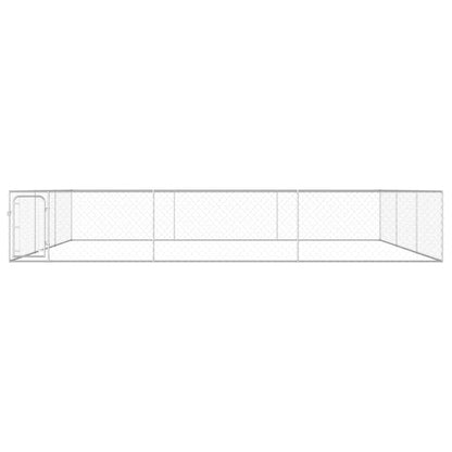 Canile da Esterno in Acciaio Zincato 6x6x1 m | homemem39