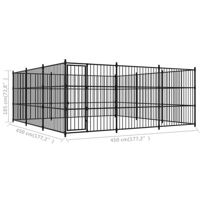Canile da Esterno 450x450x185 cm | homemem39