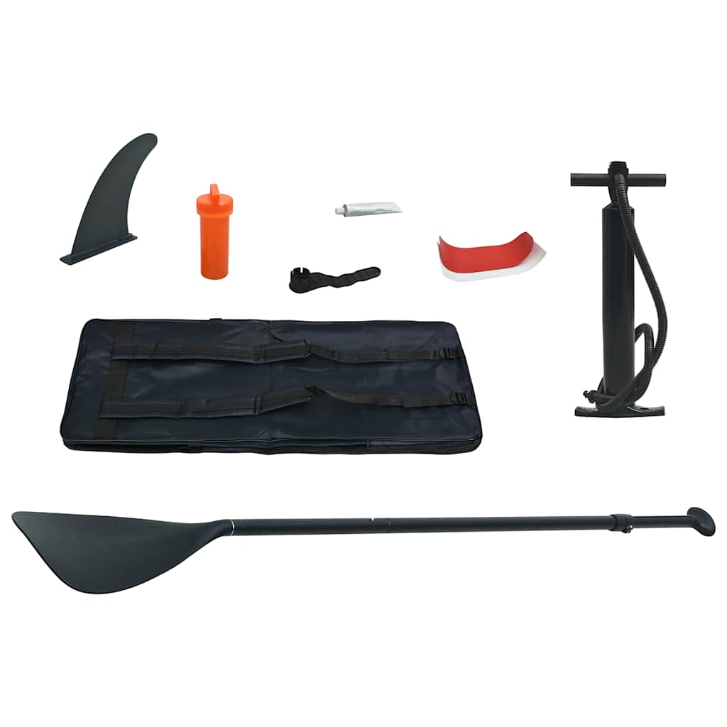 Set Tavola Gonfiabile da SUP con Vela Rosso e Bianco - homemem39