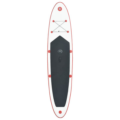 Set Tavola Gonfiabile da SUP con Vela Rosso e Bianco - homemem39