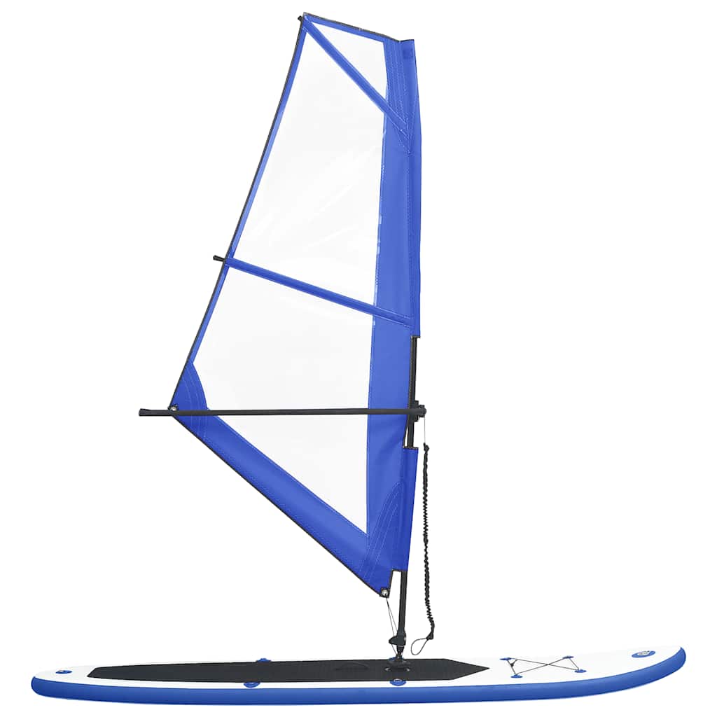 Set Tavola Gonfiabile da SUP con Vela Blu e Bianco - homemem39