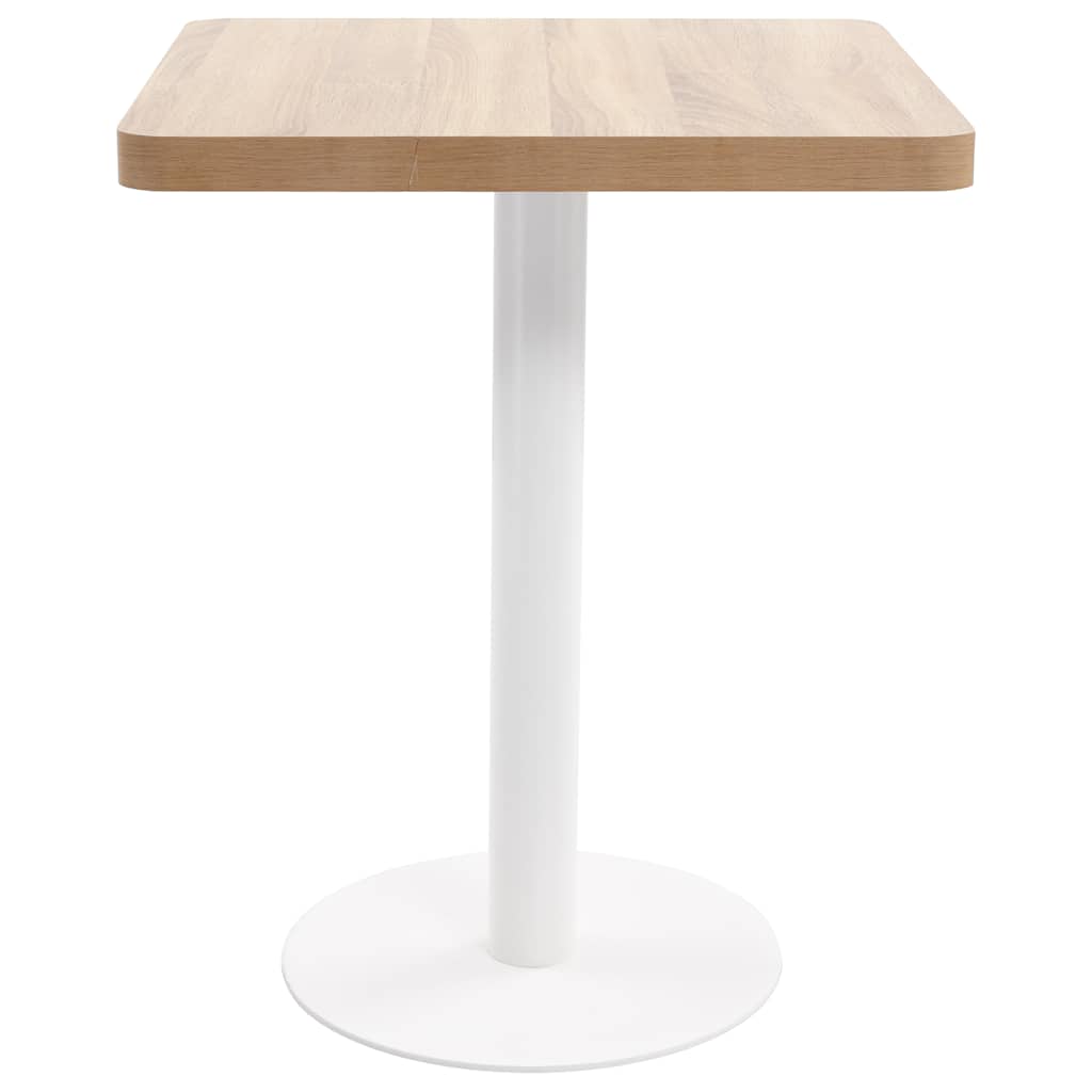 Tavolo da Bistrot Marrone Chiaro 60x60 cm in MDF | homemem39