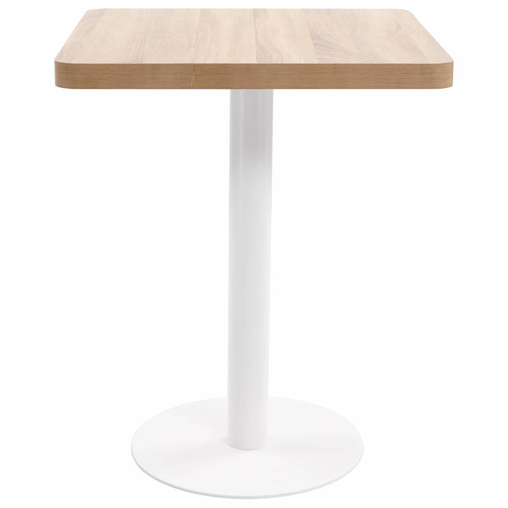 Tavolo da Bistrot Marrone Chiaro 60x60 cm in MDF