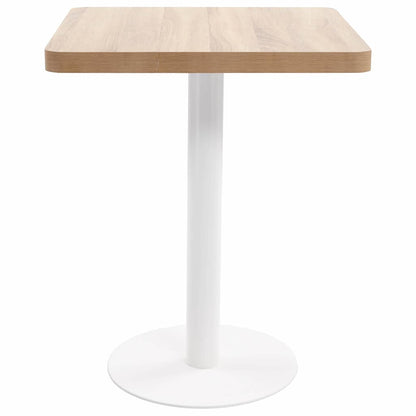 Tavolo da Bistrot Marrone Chiaro 60x60 cm in MDF