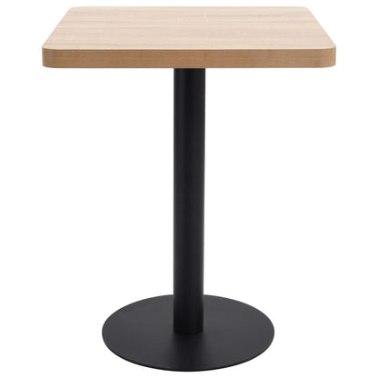 Tavolo da Bistrot Marrone Chiaro 60X60 cm in MDF | homemem39