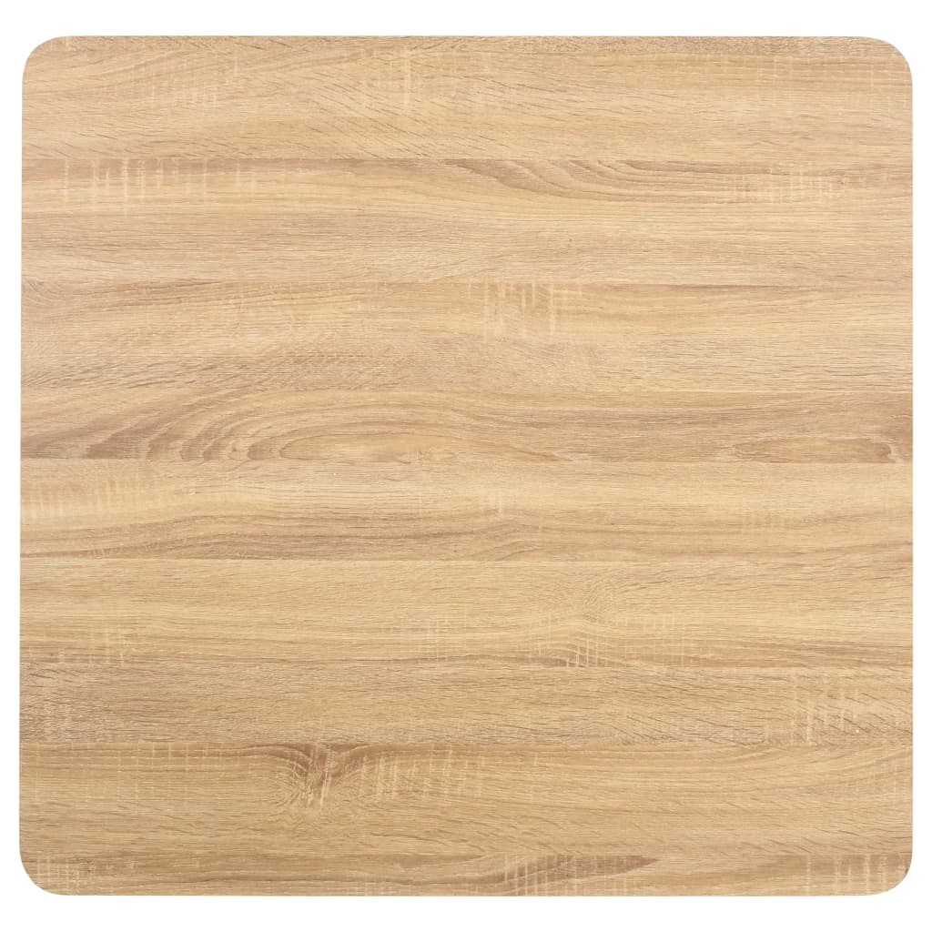 Tavolo da Bistrot Marrone Chiaro 80x80 cm in MDF | homemem39