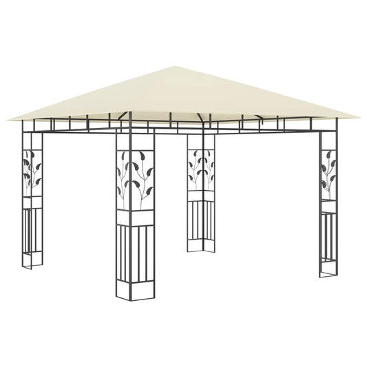 Gazebo con Zanzariera 3x3x2,73 m Crema 180 g/m² | homemem39