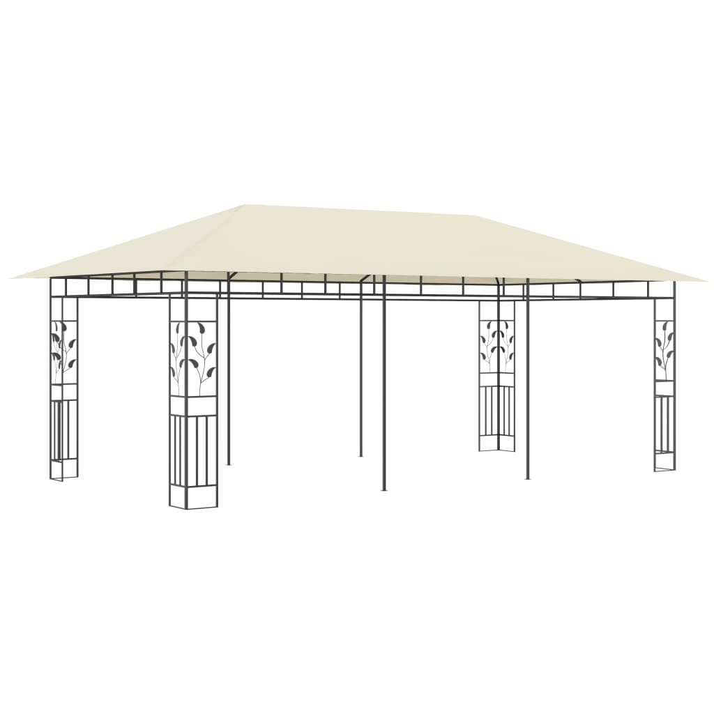 Gazebo con Zanzariera 6x3x2,73 m Crema - homemem39
