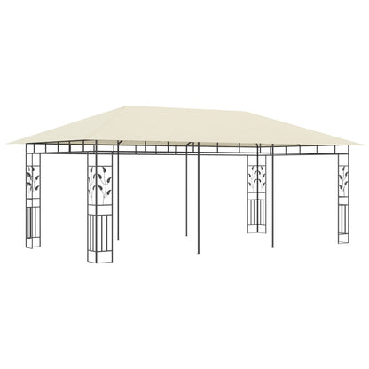 Gazebo con Zanzariera 6x3x2,73 m Crema - homemem39