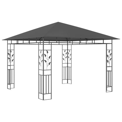 Gazebo con Zanzariera 3x3x2,73 m Antracite 180 g/m² | homemem39