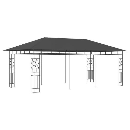 Gazebo con Zanzariera 6x3x2,73 m Antracite - homemem39