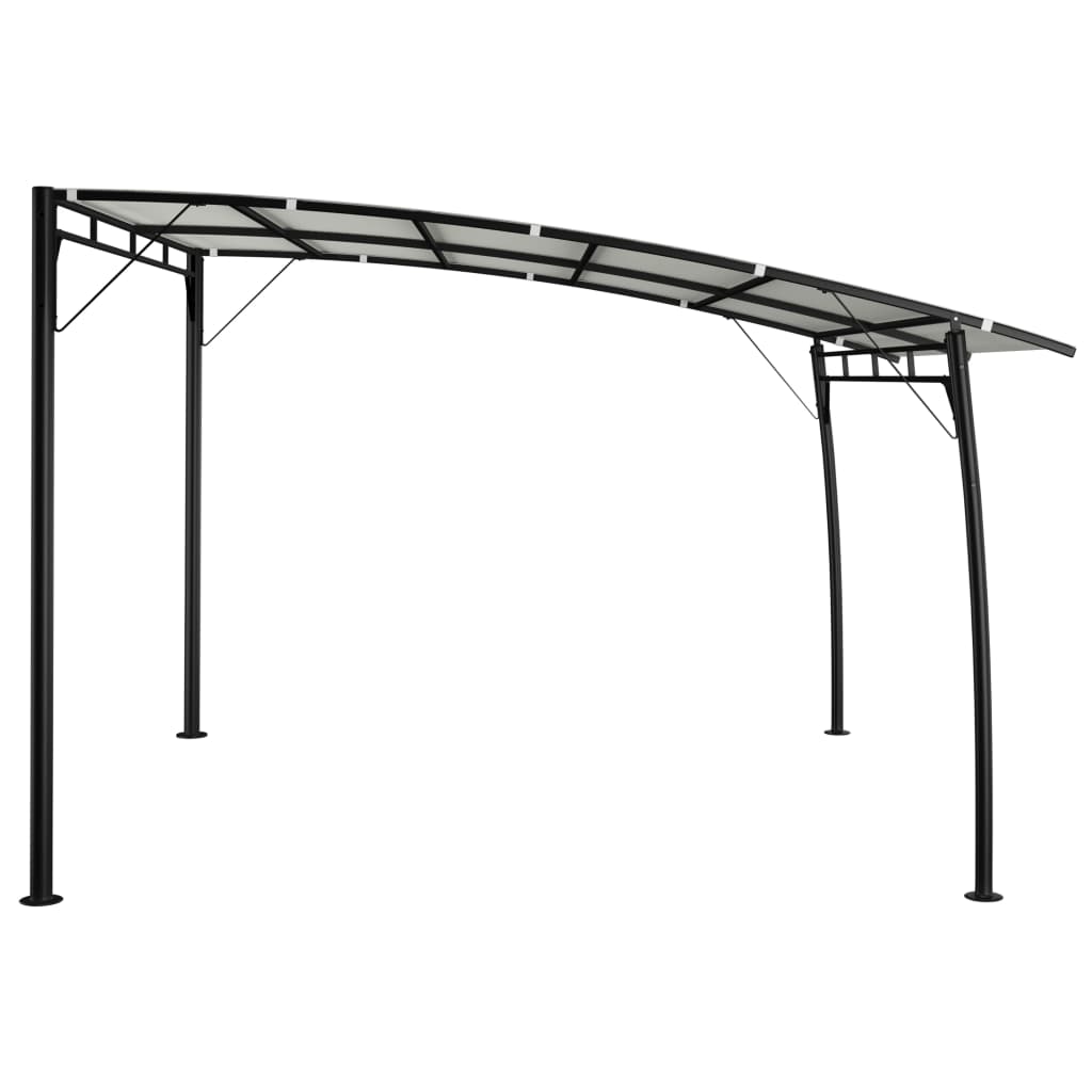 Tenda Parasole da Giardino 3x3x2,55 m Crema | homemem39