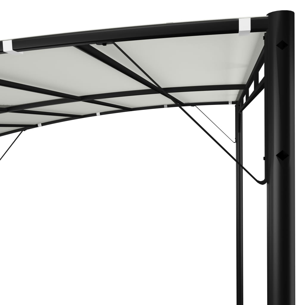 Tenda Parasole da Giardino 3x3x2,55 m Crema | homemem39