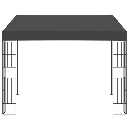 Gazebo a Parete 3x3 m Antracite in Tessuto