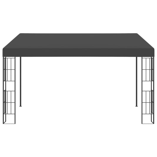 Gazebo a Parete 3x4 m Antracite in Tessuto | homemem39
