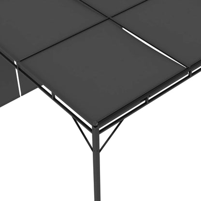 Gazebo da Giardino con Tenda Laterale 3x3x2,25 m Antracite | homemem39