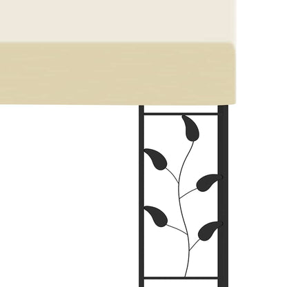 Gazebo a Parete 4x3x2,5 m Crema | homemem39