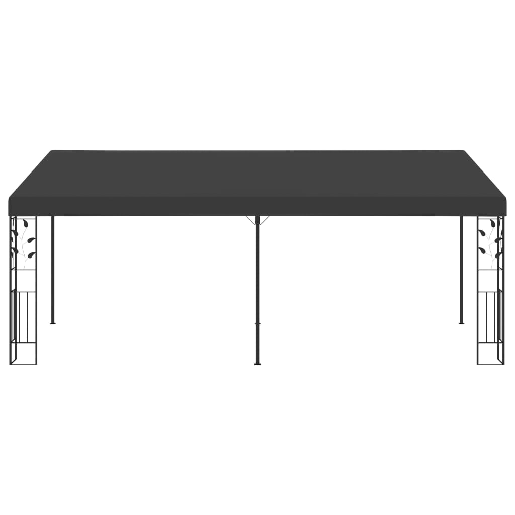 Gazebo a Parete 6x3x2,5 m Antracite | homemem39